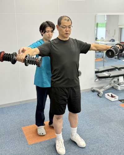 正しい身体の使い方を指導